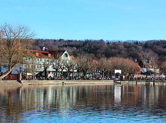 Blick auf das Ammersee-Ufer