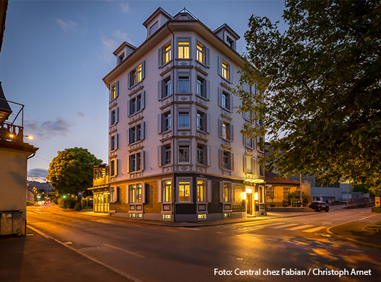 Außenansicht des Central chez Fabian 