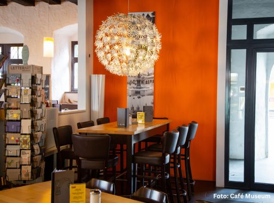 Gemütliche Sitzecke im Cafe Museum bei Ravensburg