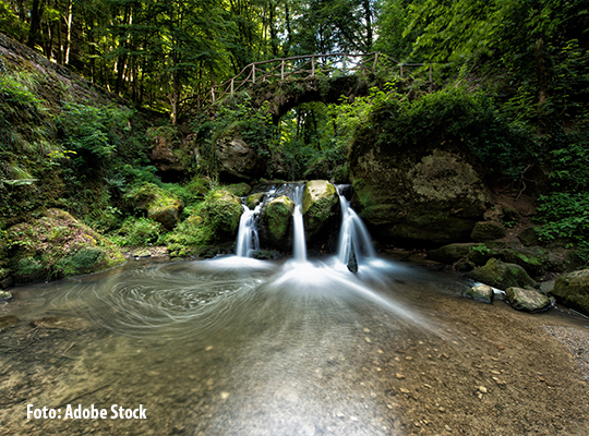 Bild Wasserfall in Vaihingen Enz