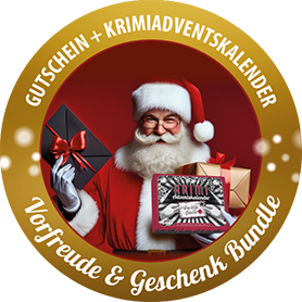 Krimidinner Gutschein und Adventskalender im Bundle