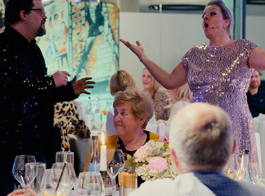 Musical Dinner individuelle und einzigartige Show